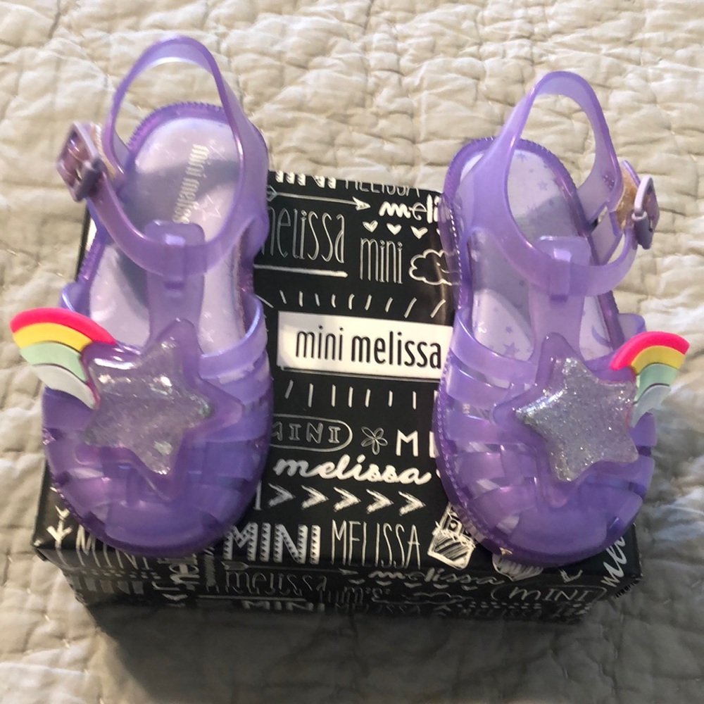 Mini Melissa purple possession II 8t rainbow star